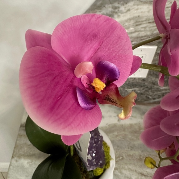 Neiman  Marcus Pink Faux Orchid - Picture 5 of 8